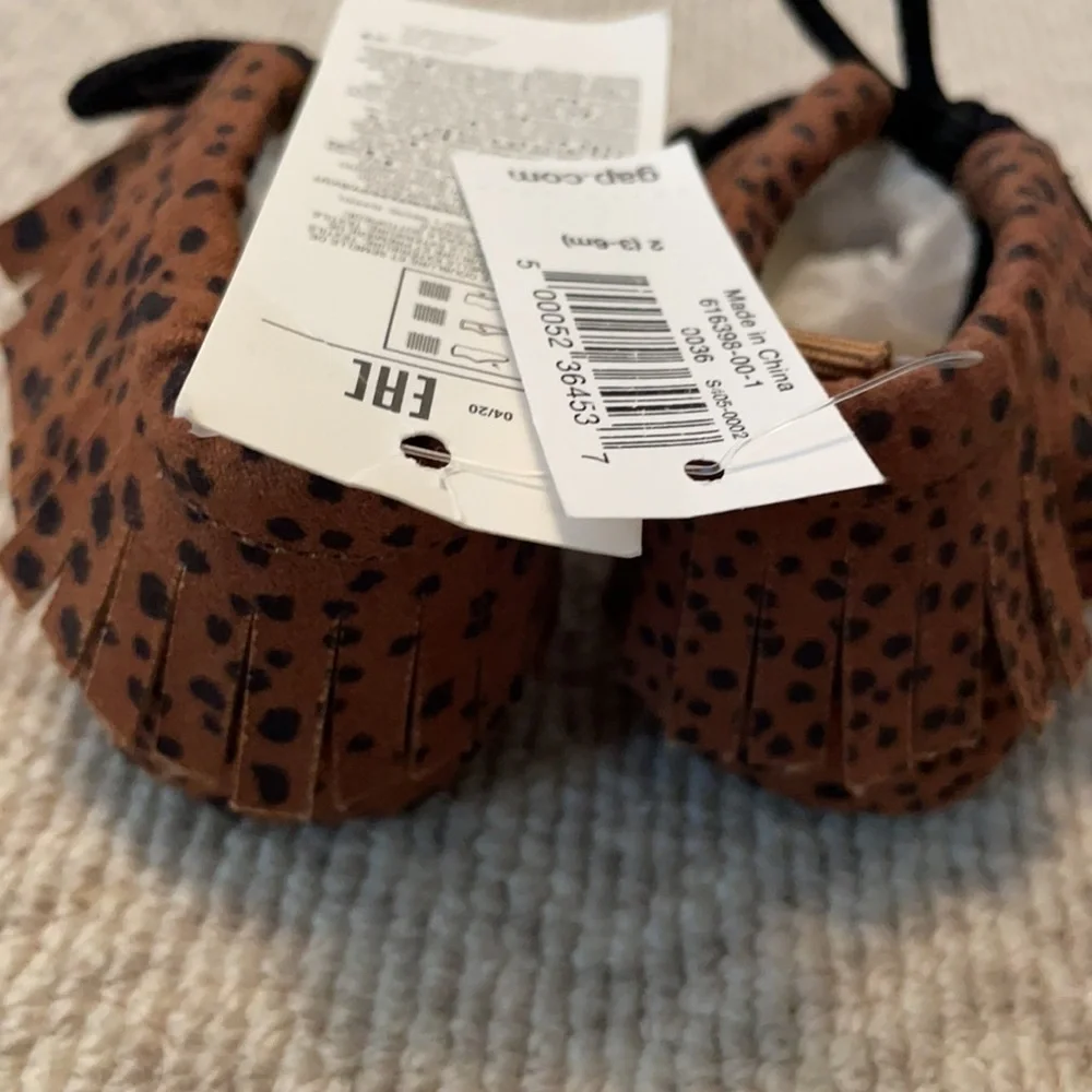 NEW Baby Gap Leopard Print Shoes 3-6M